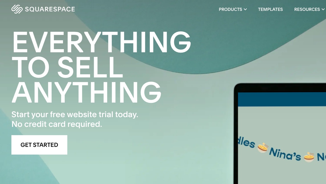 Squarespace website